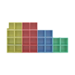 Plastic Combination Cabinet (CWG45) - Music Classroom configuration, Special Classrooms.