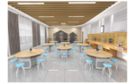 Labor Skills Classroom DFCLJ001 - 3D visualisation of the complete room layout.
