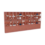Calligraphy Rear Wall Cabinet (ZSG29) - Calligraphy Copying Classroom configuration, Special Classrooms.